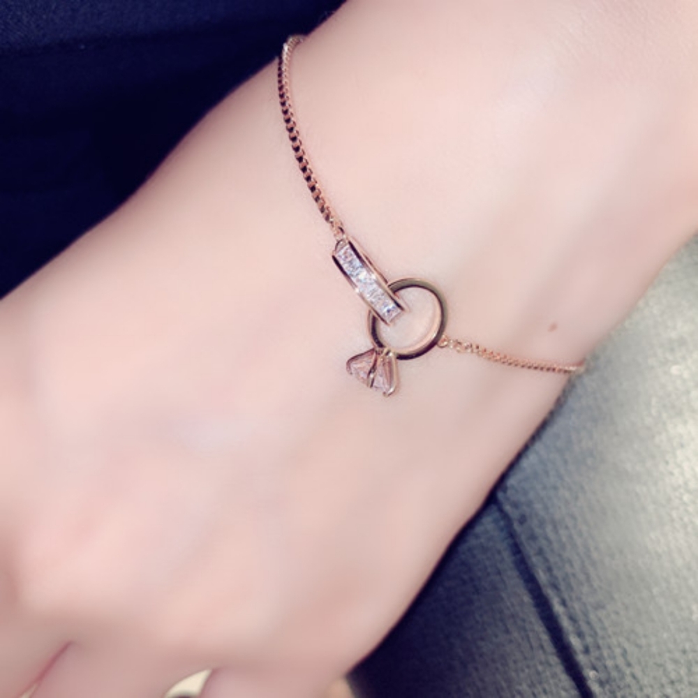 14k gold diamond ring bracelet - Picture 3 of 16